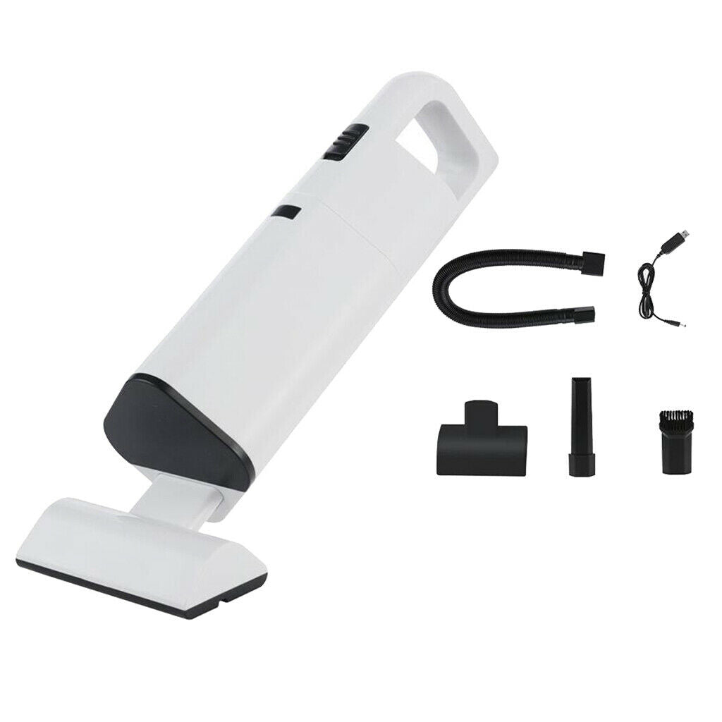 Handheld Wireless Vacuum Cleaner Rechargeable Pet Cat Dog Hair Suction White