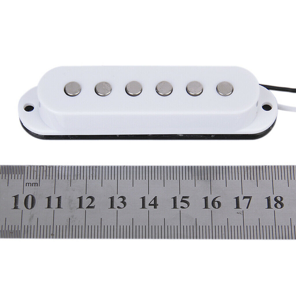 6-String  Single Coil Guitar Pickup With 2 Screws And 2 Springs