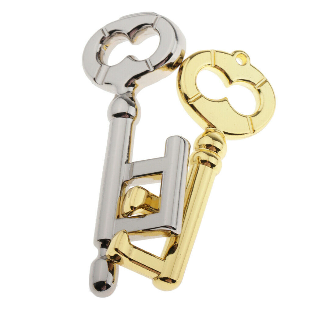 Alloy Classic Ultimate IQ Test Interlock Keys Puzzle Educational Trick Toys
