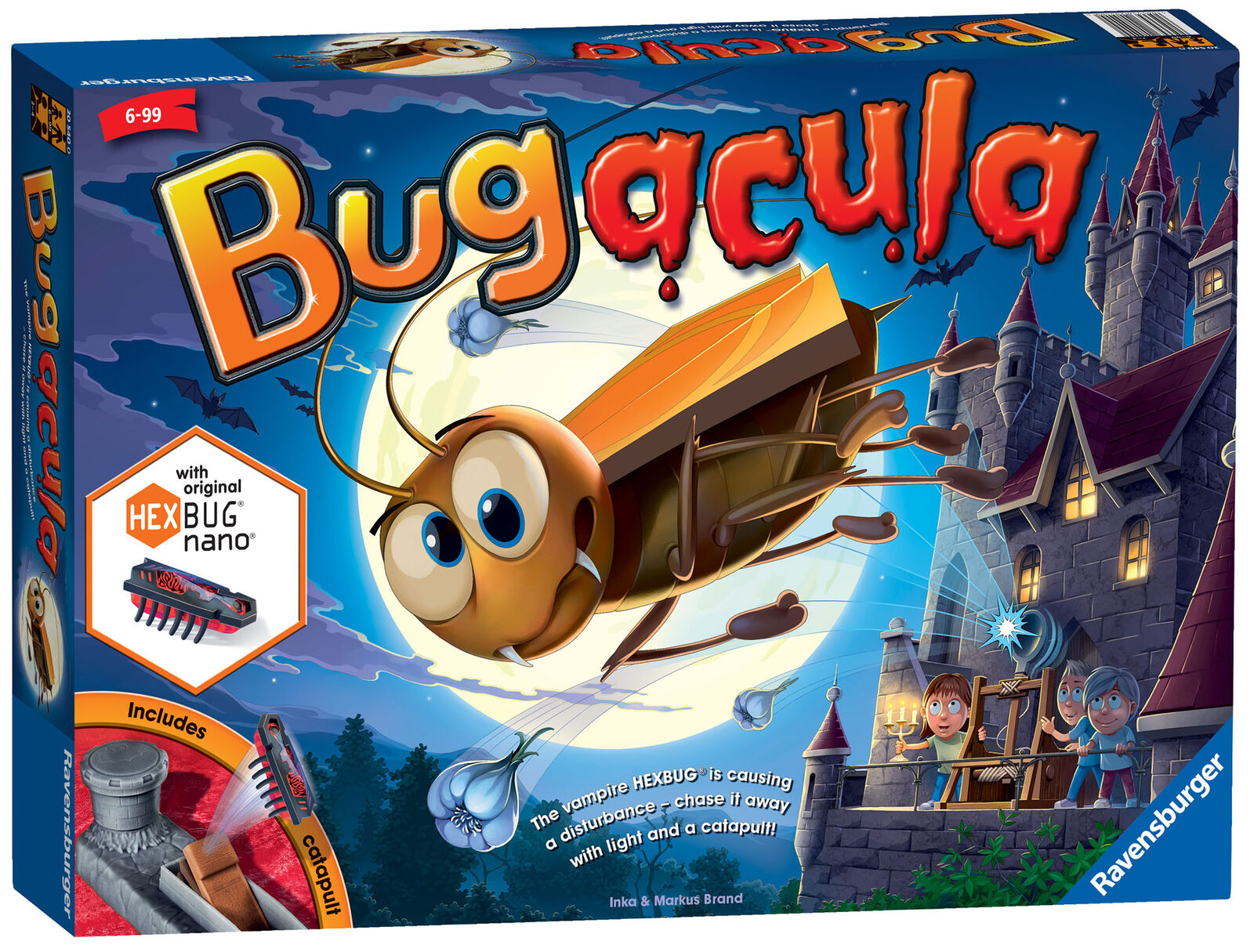 20540 Ravensburger Bugacula Board Game Suitable for ages 6 years and up.