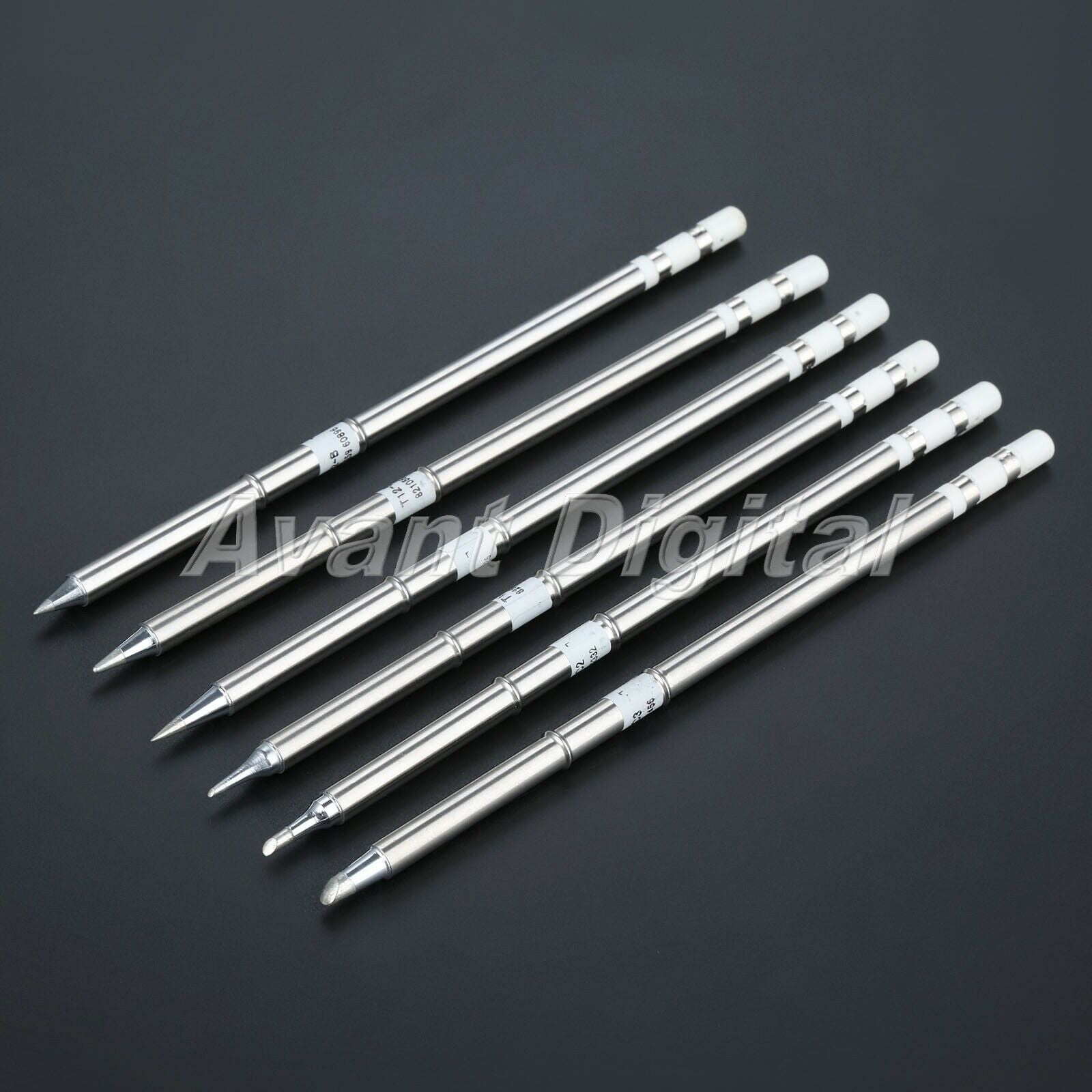 6Pcs Solder Iron Tips T12 Series Iron Tips Welding Soldering Tool Kit Wholesale