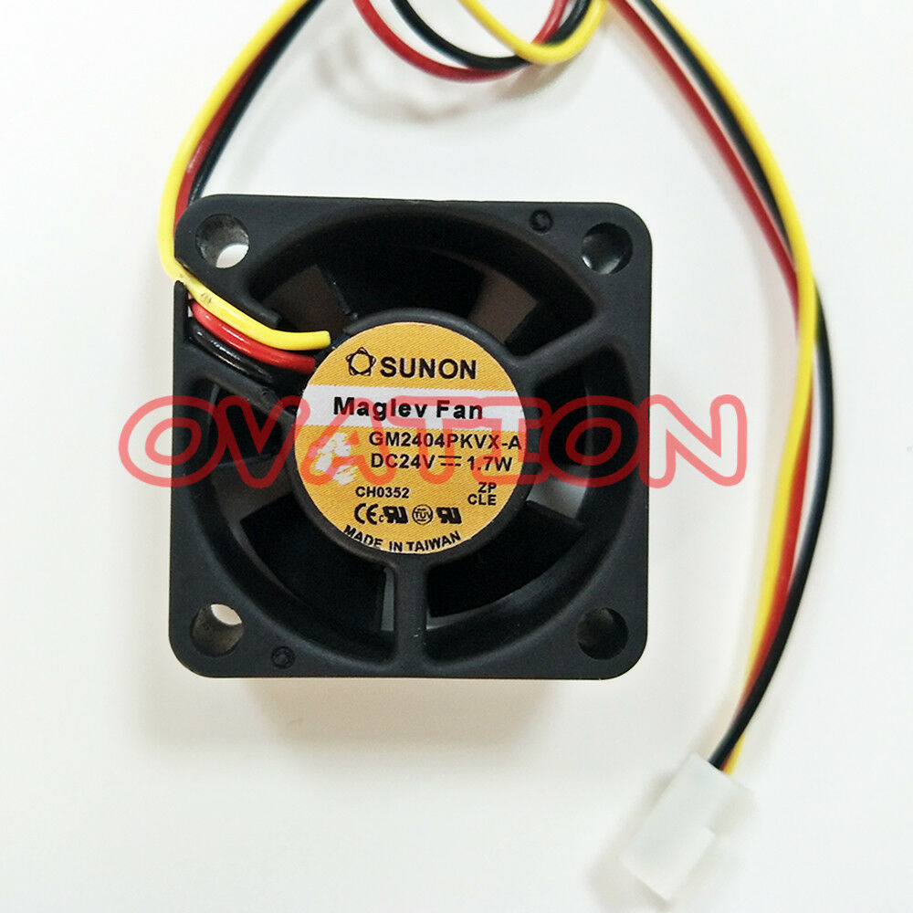 For 1pc Sunon 4020 GM2404PKVX-A 24V fan 24V 1.7W 3pin