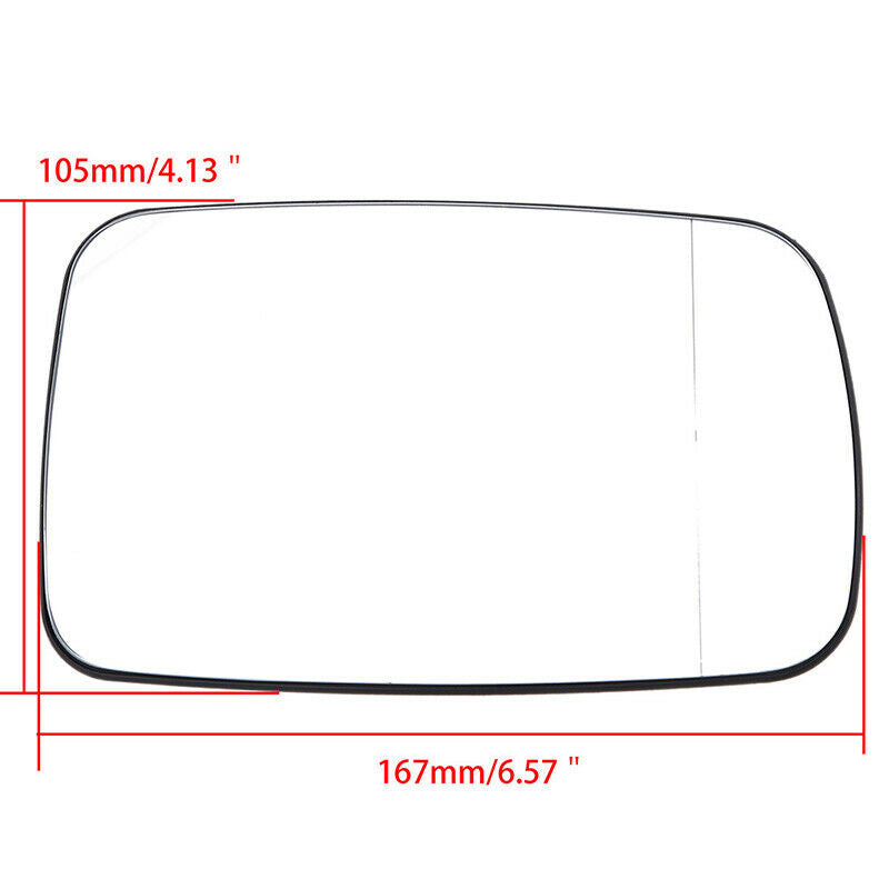 Front Left Right Side Mirror Glass Heated For BMW 7-Series E65 Sedan 2001-2008