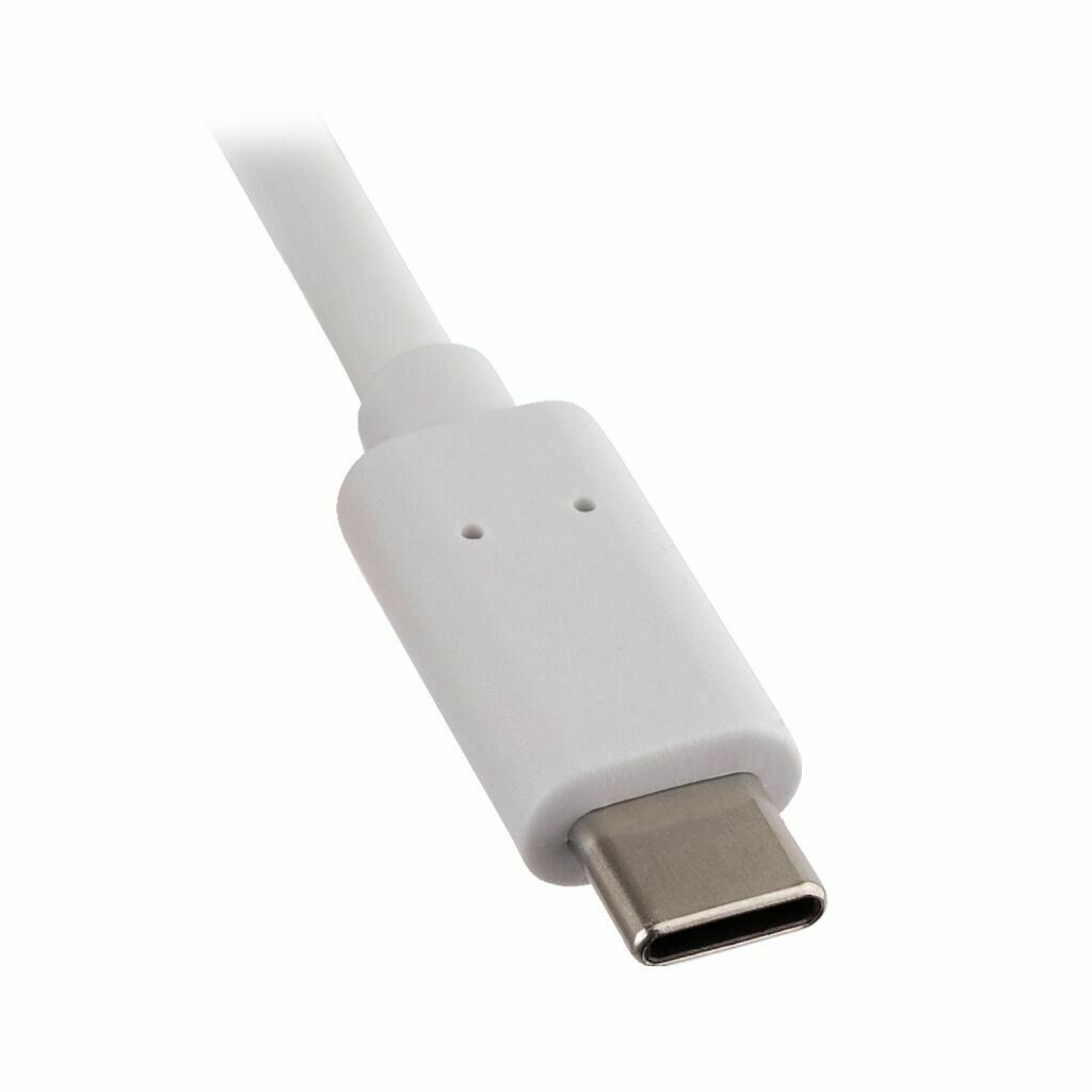 Universal Type C to Type C USB Cable 12pin 10GBs White 1.5m Charger Data Lead