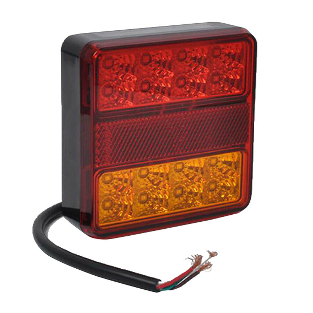 Truck Trailer Rear Lamp Tail Light 22 LED Stop Backup Lamp Turn Signal Light