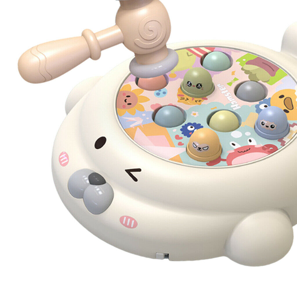 Whack a Hamster Hammering Game with Sound Pounding Fun Toys for Toddler