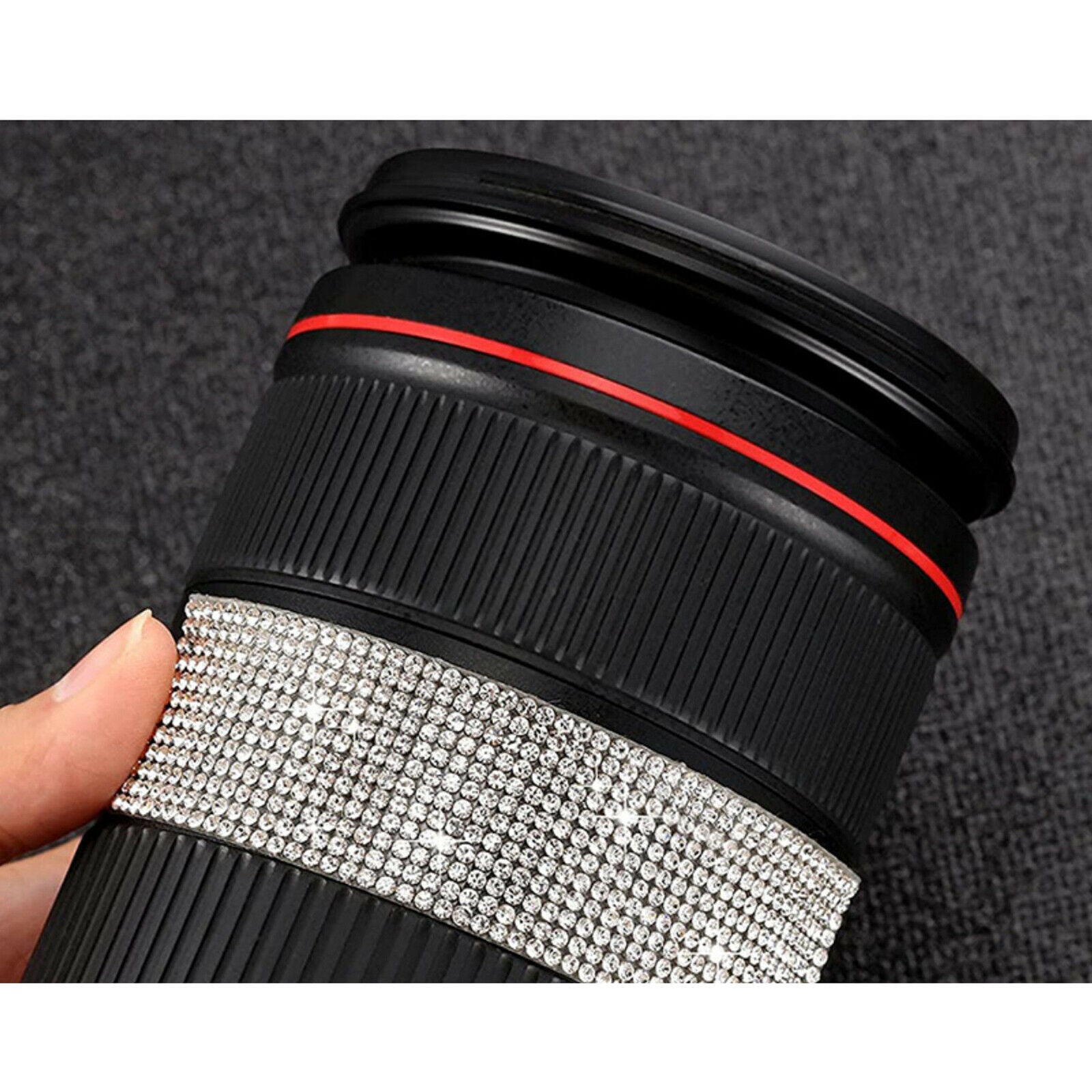 Self-Adhesive Diamond Ribbons Decoration Car Scrapbooking Multicolor 2.7cm