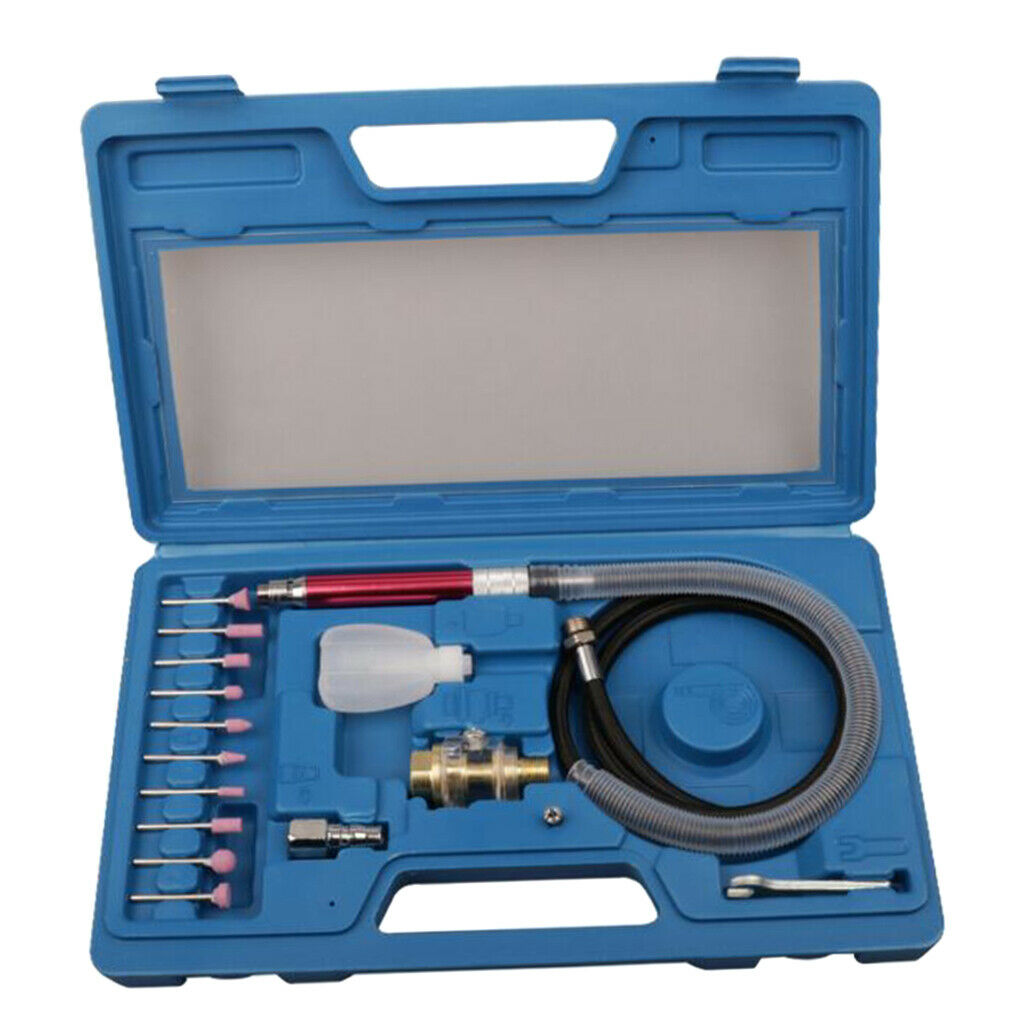 17pcs Air Micro Die Grinder Kit Air Engraving Pen Burr Rotary Engrave Tool