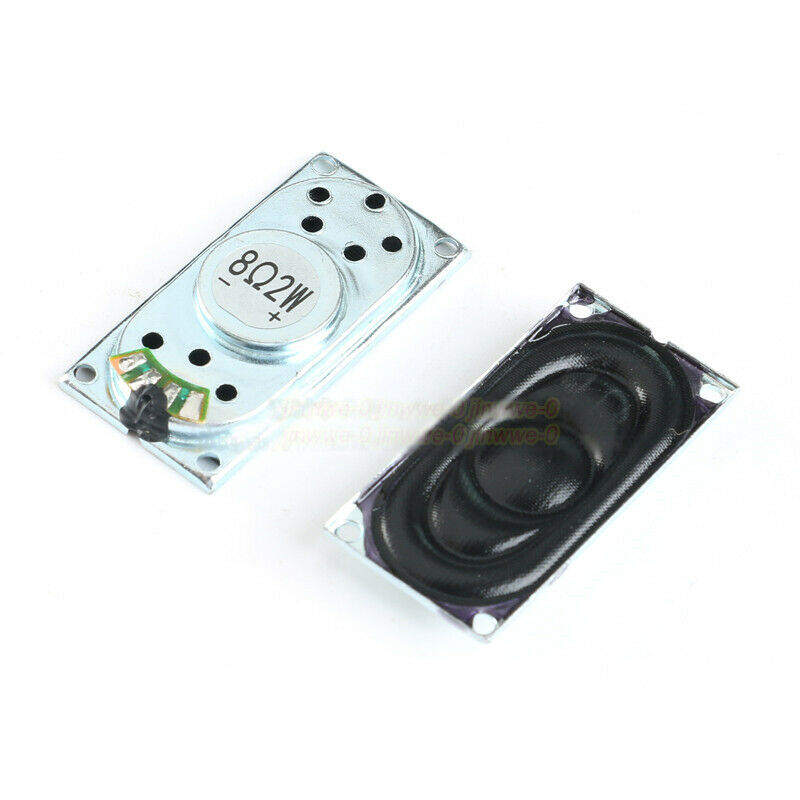 2PCS 2040 square speaker 8 ohm 2 watt laptop TV small speaker Parts 20*40mm