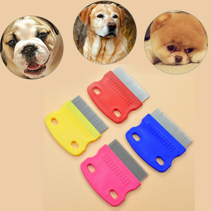 stainless steel pet dog cat toothed flea removal cleaning brush grooming c.l8