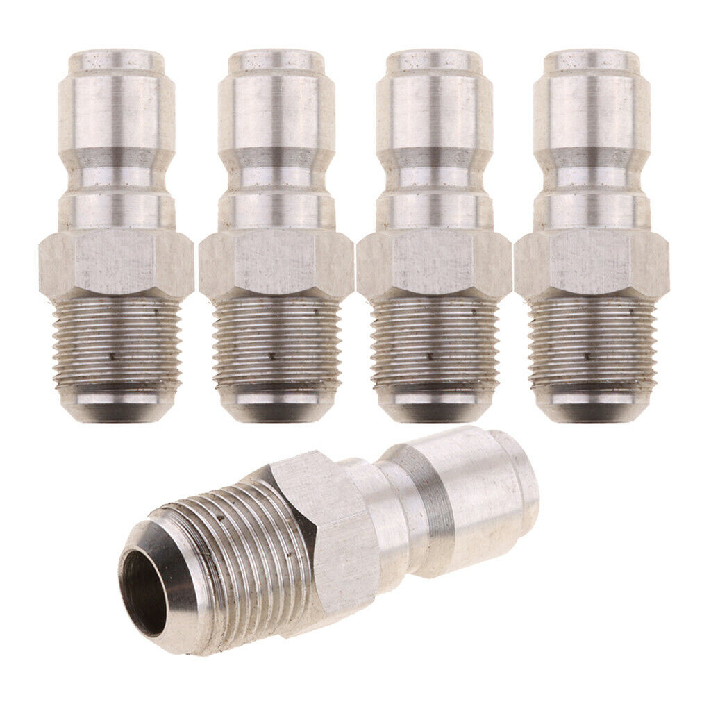 5 Pieces 3/8" Quick Connector to 15mm Male Adapter for Pressure Washer