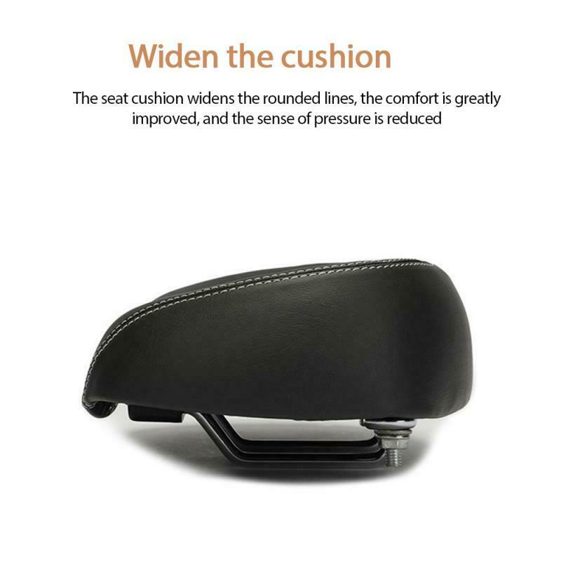 Comfortable PU Pad Big Ass Bike Cycling Noseless Saddle Bicycle Seat CushionSJ
