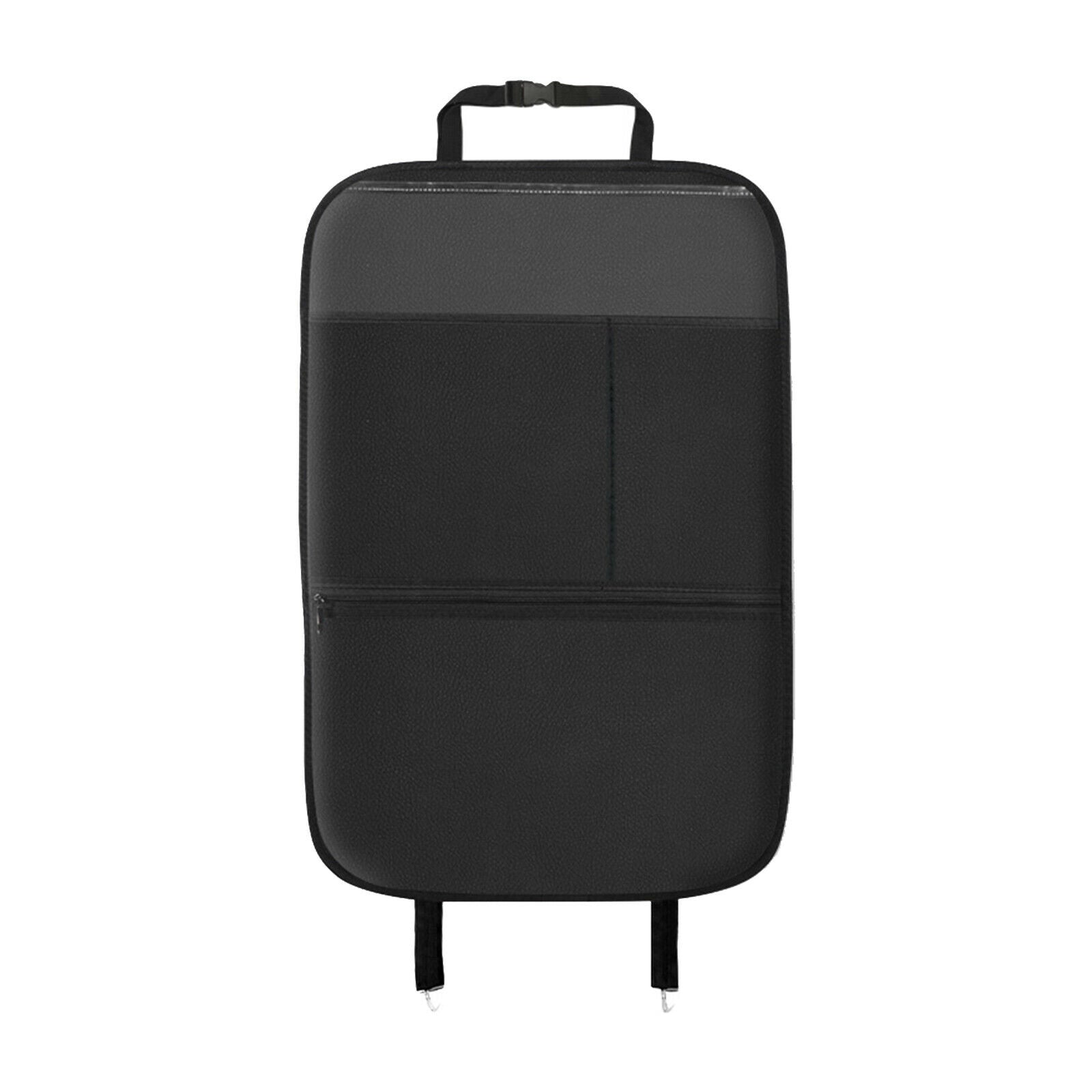 Car Seat Back Cover Kick Mat Clean Anti Stepped Dirty Waterproof Black Large