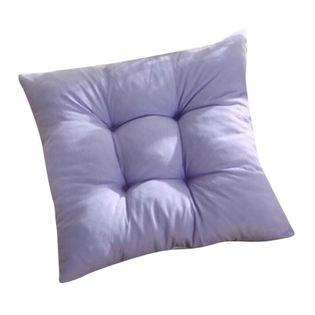 Square Chair Cushion Cushion Pillow for Home Office 40x40cm Light Purple