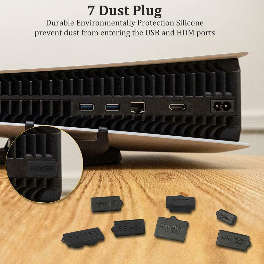 Dust Proof Dust Cover for PS5 Console for PS5 Digital Edition & Utra HD