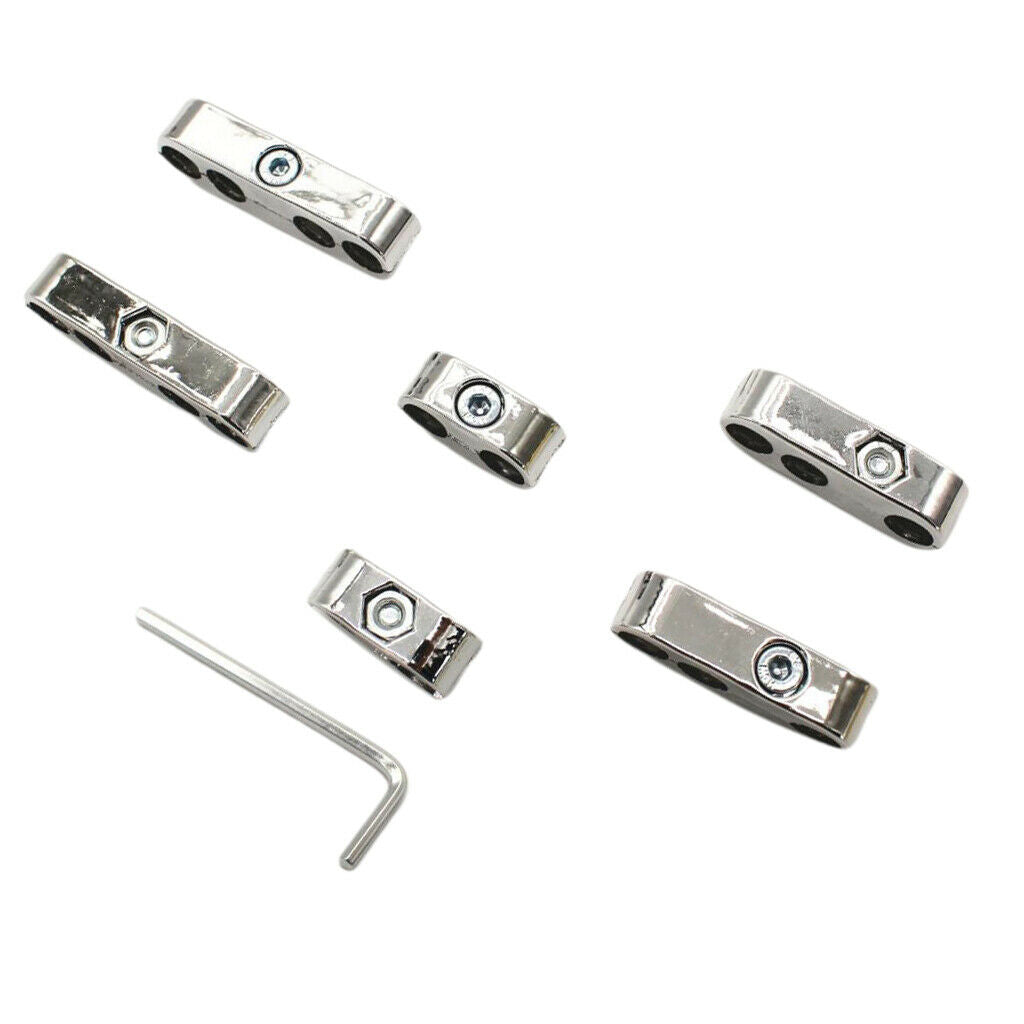 Chrome Spark Plug Wire Cable Cord Separators Holder Universal For Chevy Ford