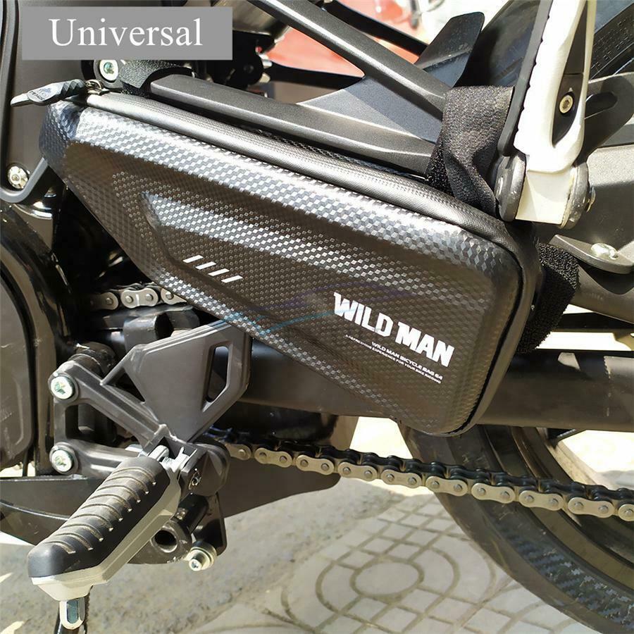 1PCS 270 x 160 x 125MM Motorcycle Hard Shell Triangle Bag Side Bag Kit Universal