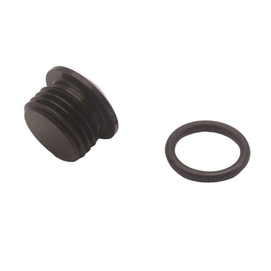 2 Pack Universal ORB Socket Plug w/ O Ring Kits 10 AN 10 -AN 5/8"  Black Alloy