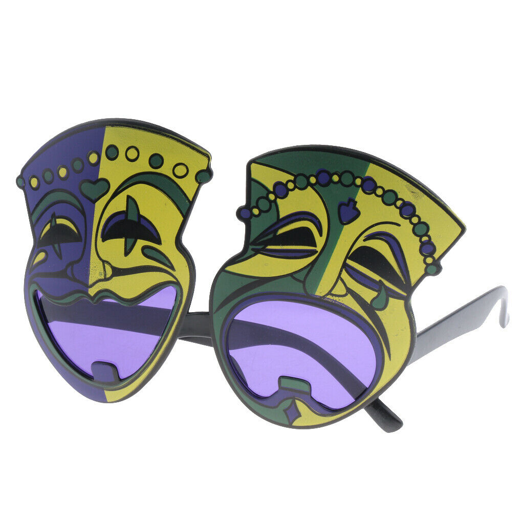 Grimace Eyeglasses Masquerade Party Eyewear Glasses Halloween Costume Supply