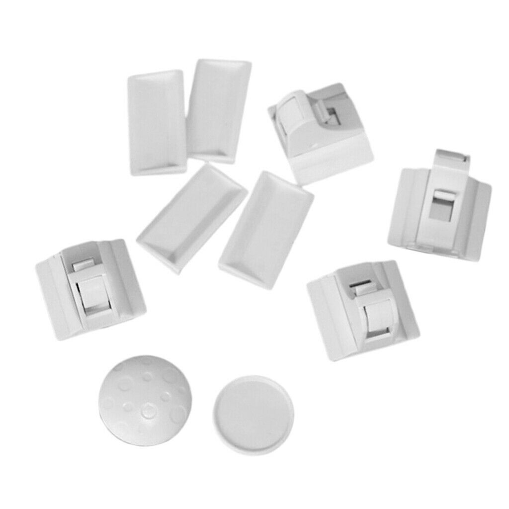 4x Baby Kids Safety Hidden Magnetic Cabinet Locks Drawer Lock for Cabinet