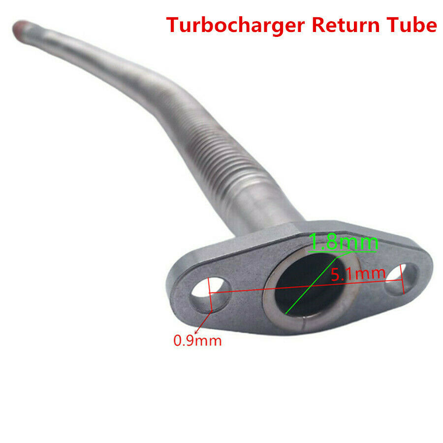 For Cummins 6CT 8.3L HX40 HX40W 3926842 1PCS 560mm Turbocharger Oil Return Pipe