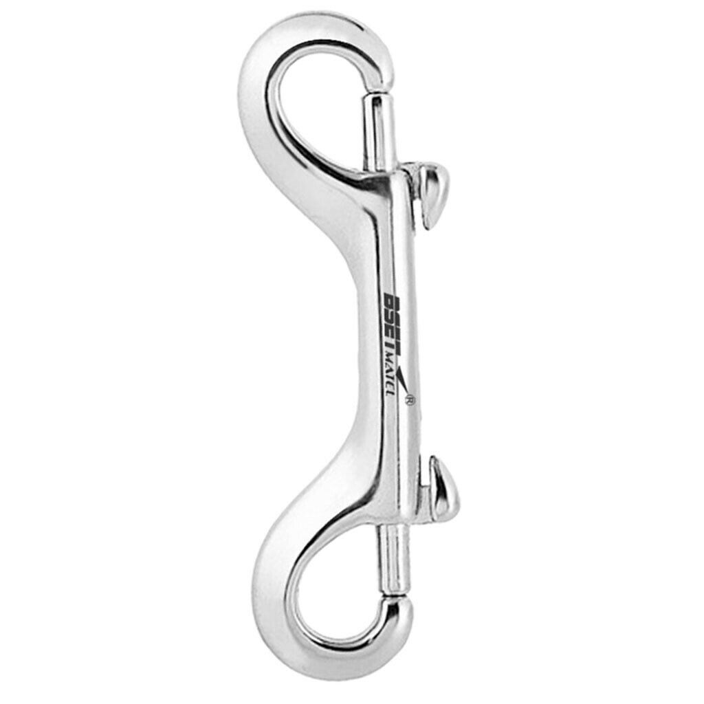 100mm Double Dual Ended Bolt Snap Hook Diving Marine Paddle Accs Equipment