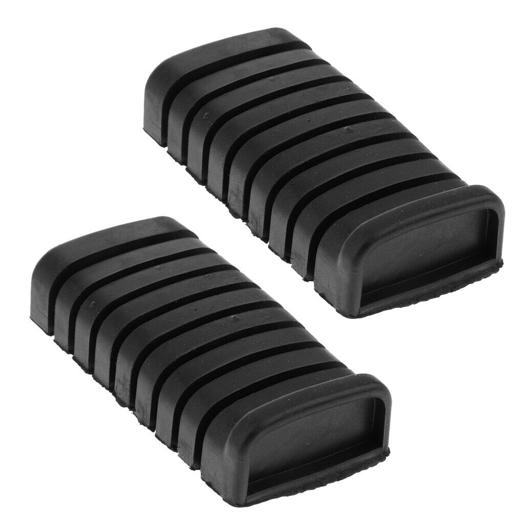 Rubber Nonslip Footrest Pedal Foot Peg Footpeg Covers Set For  WY125 ..
