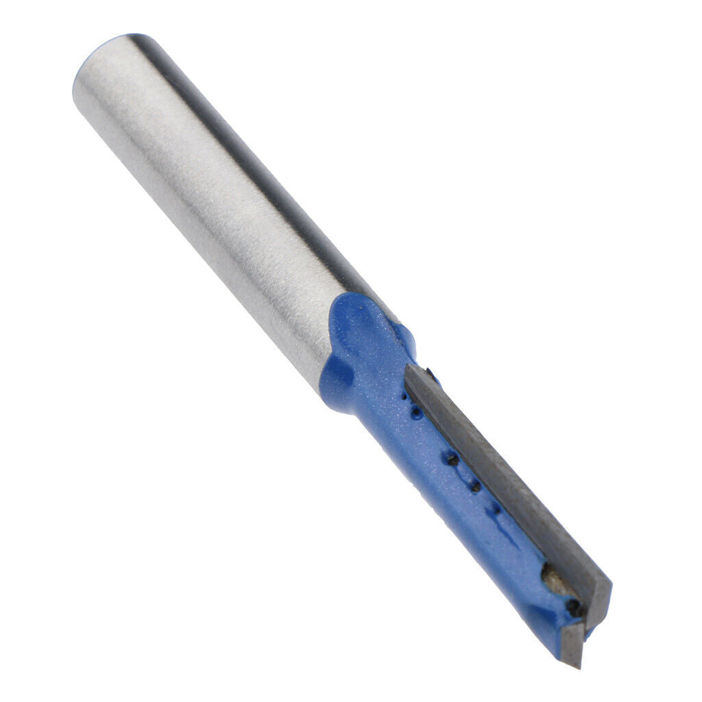 Woodworking Cutting Tools-1/4" Shank Router Bits Straight Blade 6.35mm