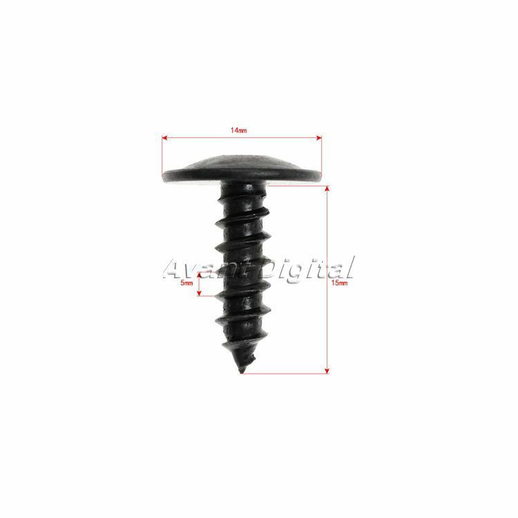 Screw Bolt Wheel Arch Splashguard Grill Bumper Skirt Torx 10PCS For  GOLF