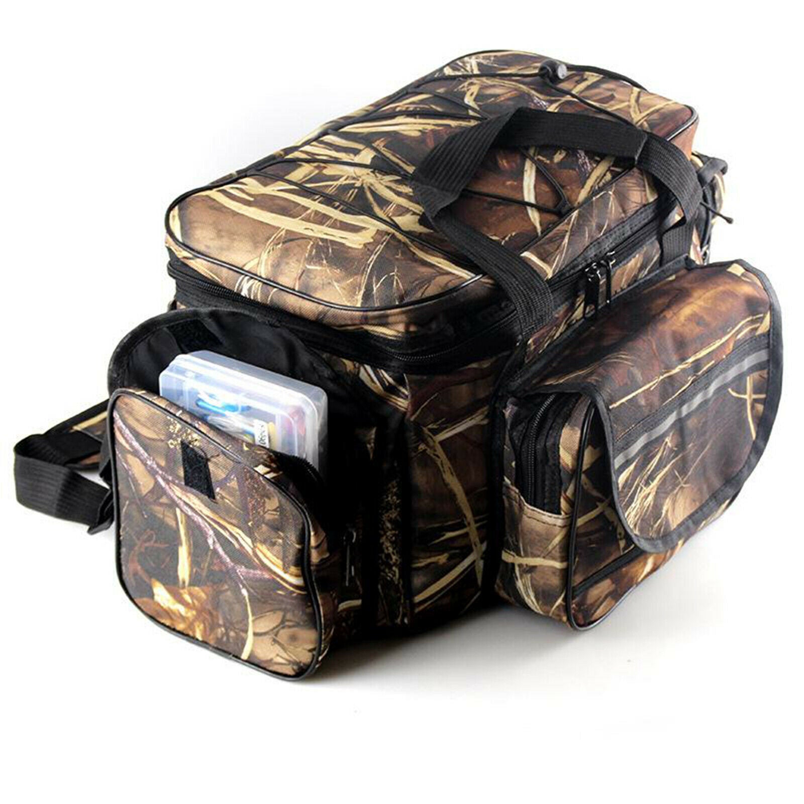 Fishing Bag Tackle Storage Lure Holder Organizer Shoulder Crossbody Bag for