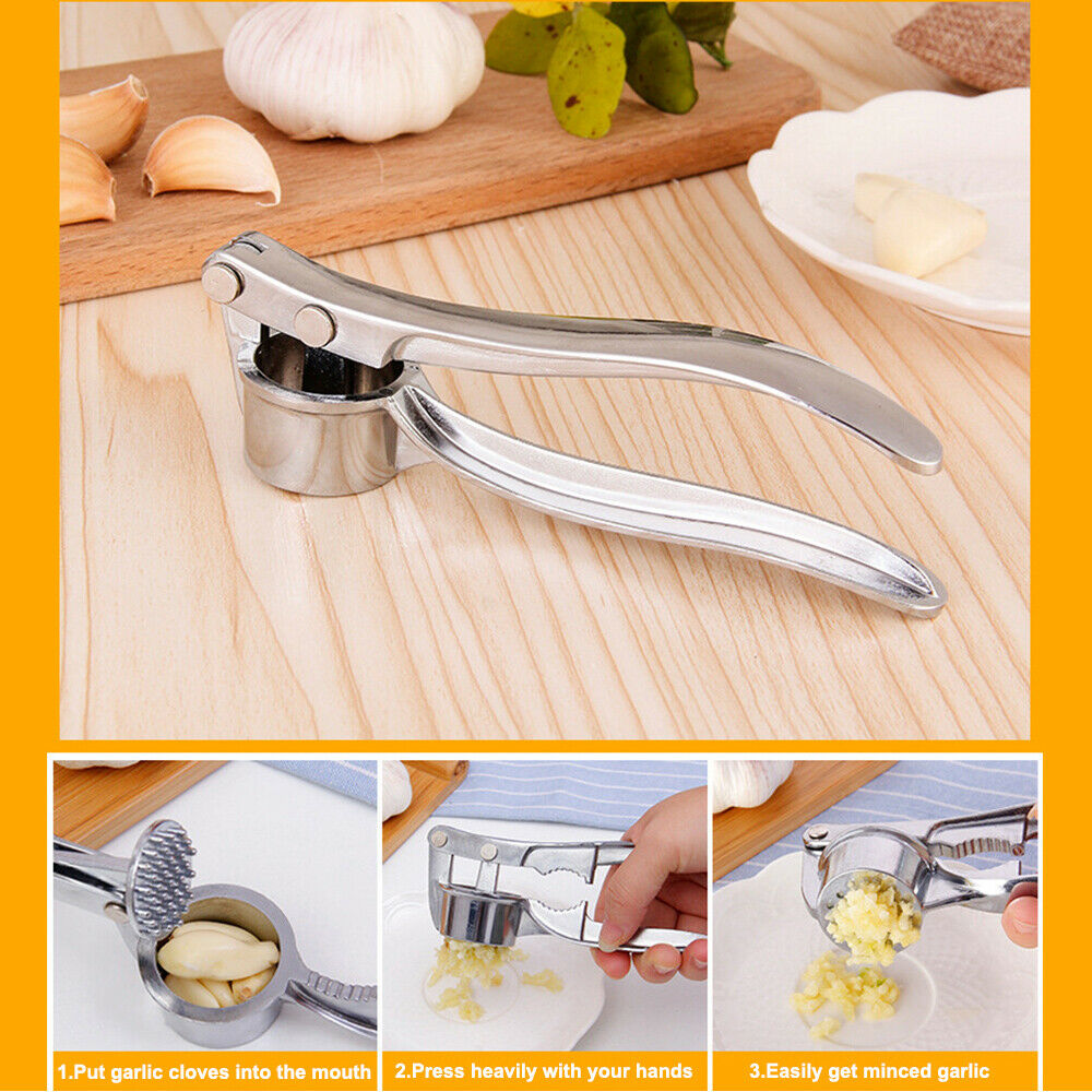 Multi-purpose 4 in 1 Kitchen Gadget Garlic Press Crusher Squeezer Nutcracker LIN