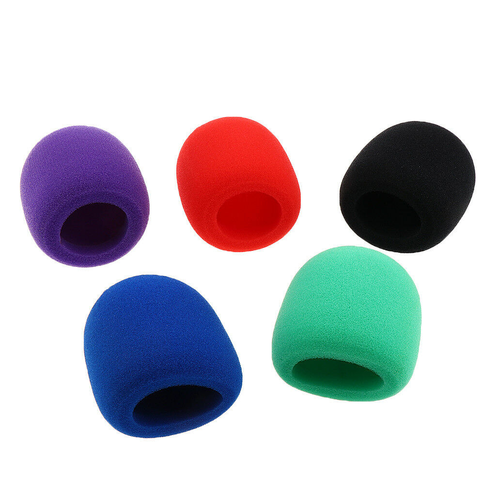 10x Colorful Microphone Mic   Cover for Stage Wireless Handheld Microphone