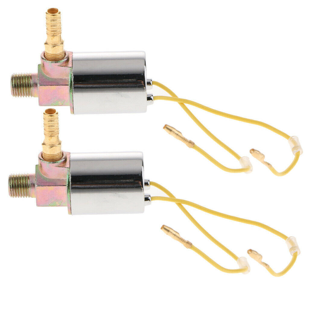 2x 12V Car Train Truck Lorry Air Horn Electric Solenoid Valve  1/4"