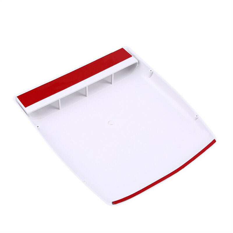 Car Air Flow Intake Hood Scoop Vent Bonnet Grill White Decor Covers