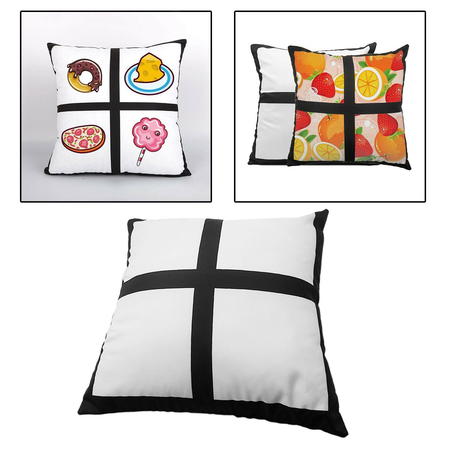 Heat Press Printing Sublimation Blanks Pillow Cases Cushion Covers 40x40cm