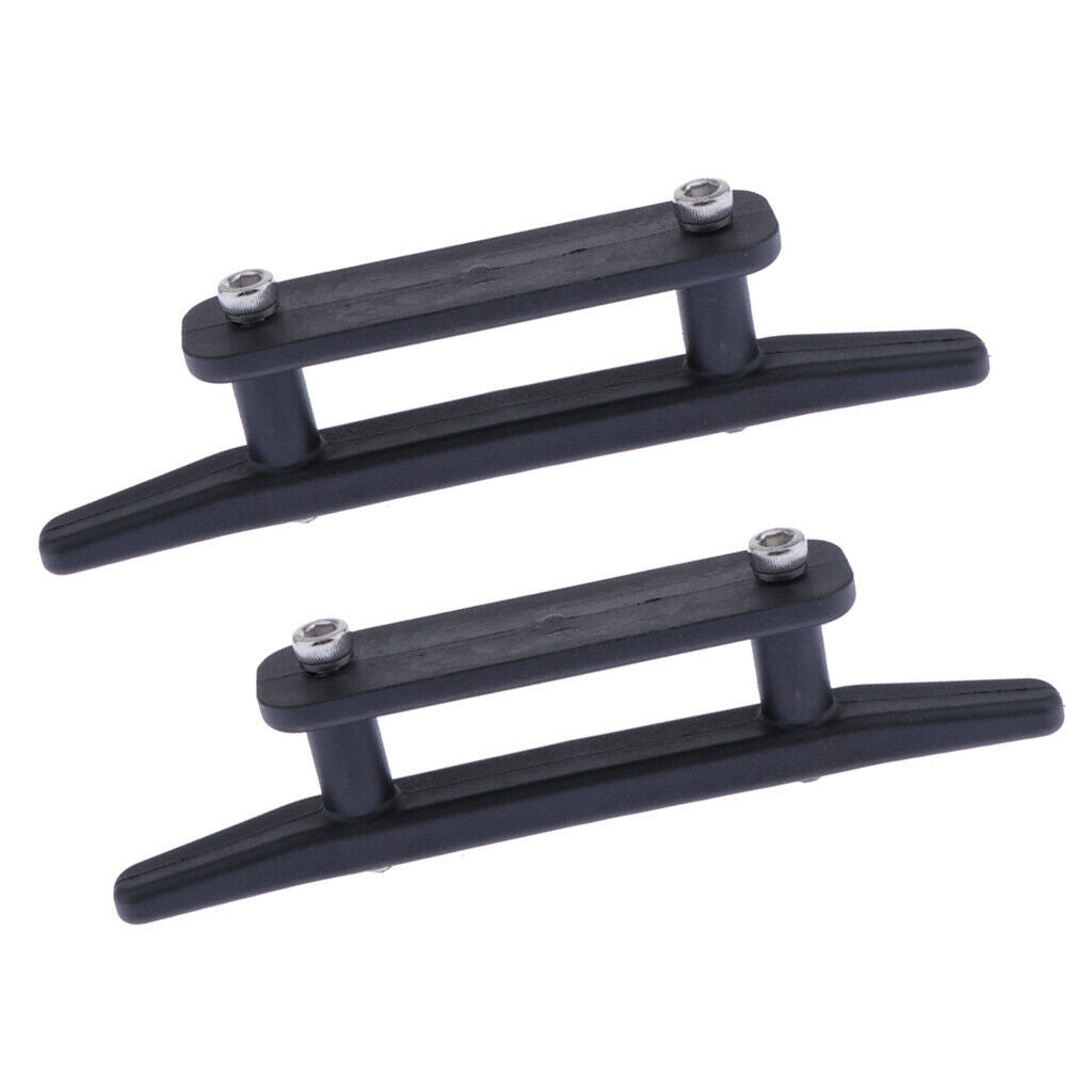 2 Pieces Kayak Deck Cleats Boat Cleat Mooring Kit Dock Holder Accessories
