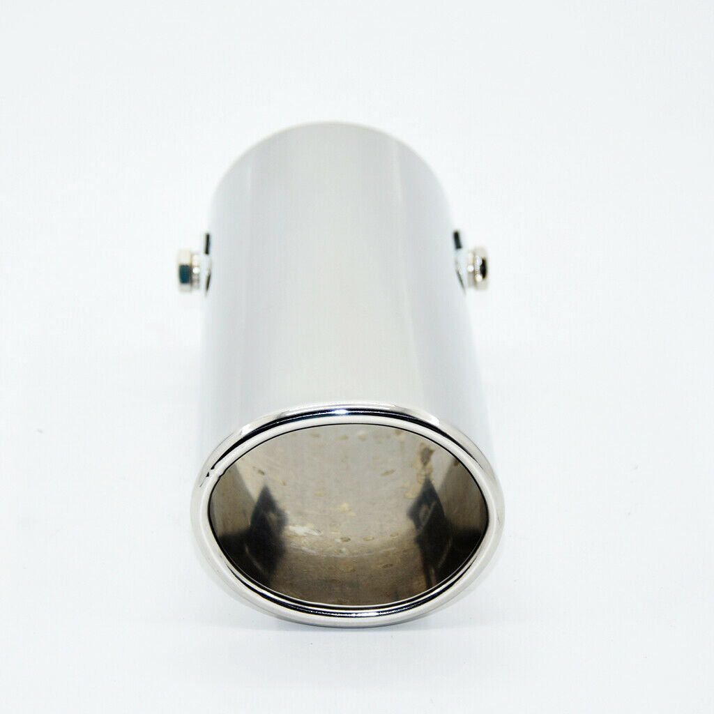 64mm Stainless Steel Car SUV Exhaust Muffler Tip 152mm