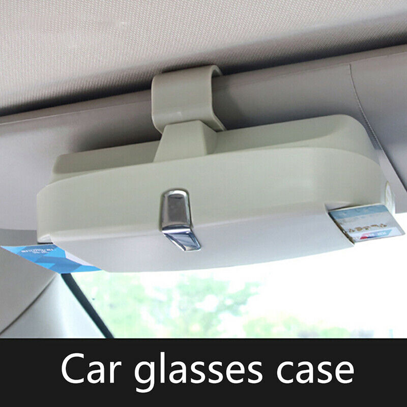 1 Pcs Universal Car Sunglasses Holder Glasses Case Storage  IOBDAU