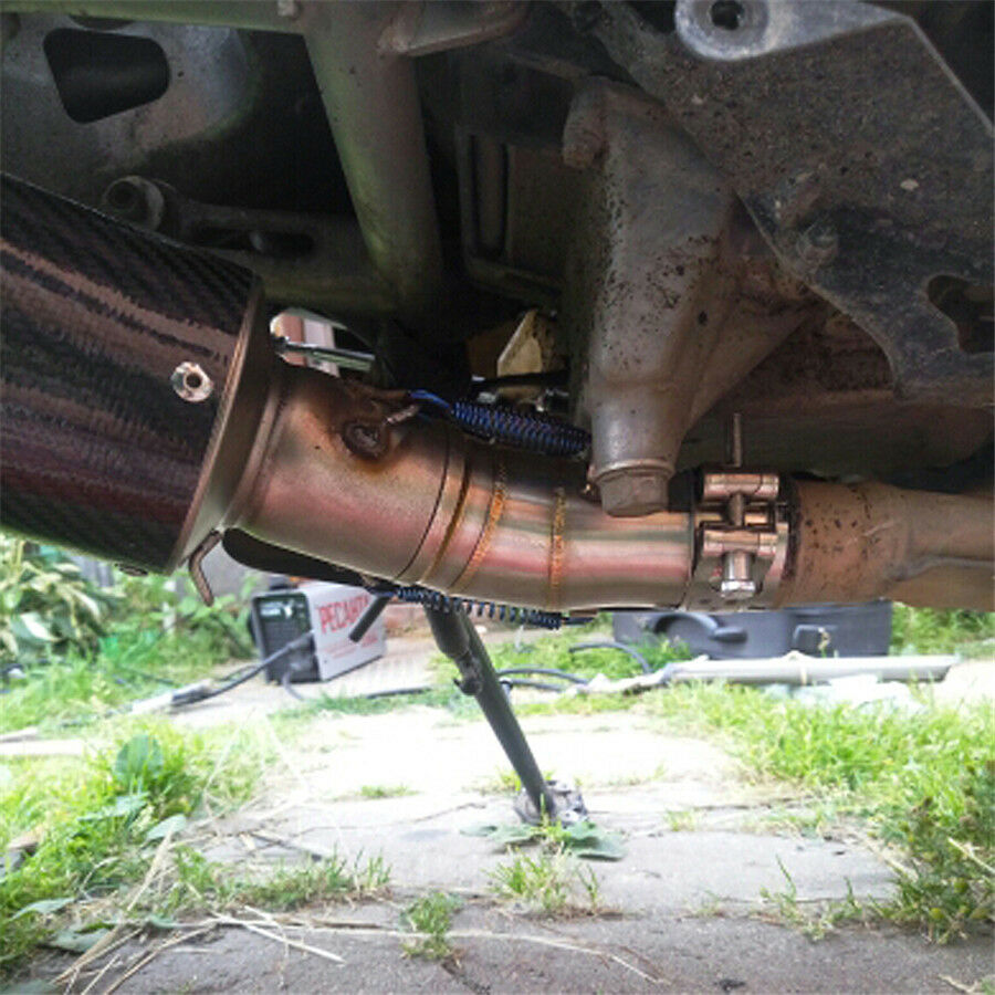 For Kawasaki ER6N Motorcycle Exhaust Mid Muffler Link Tube Middle Connect Pipe
