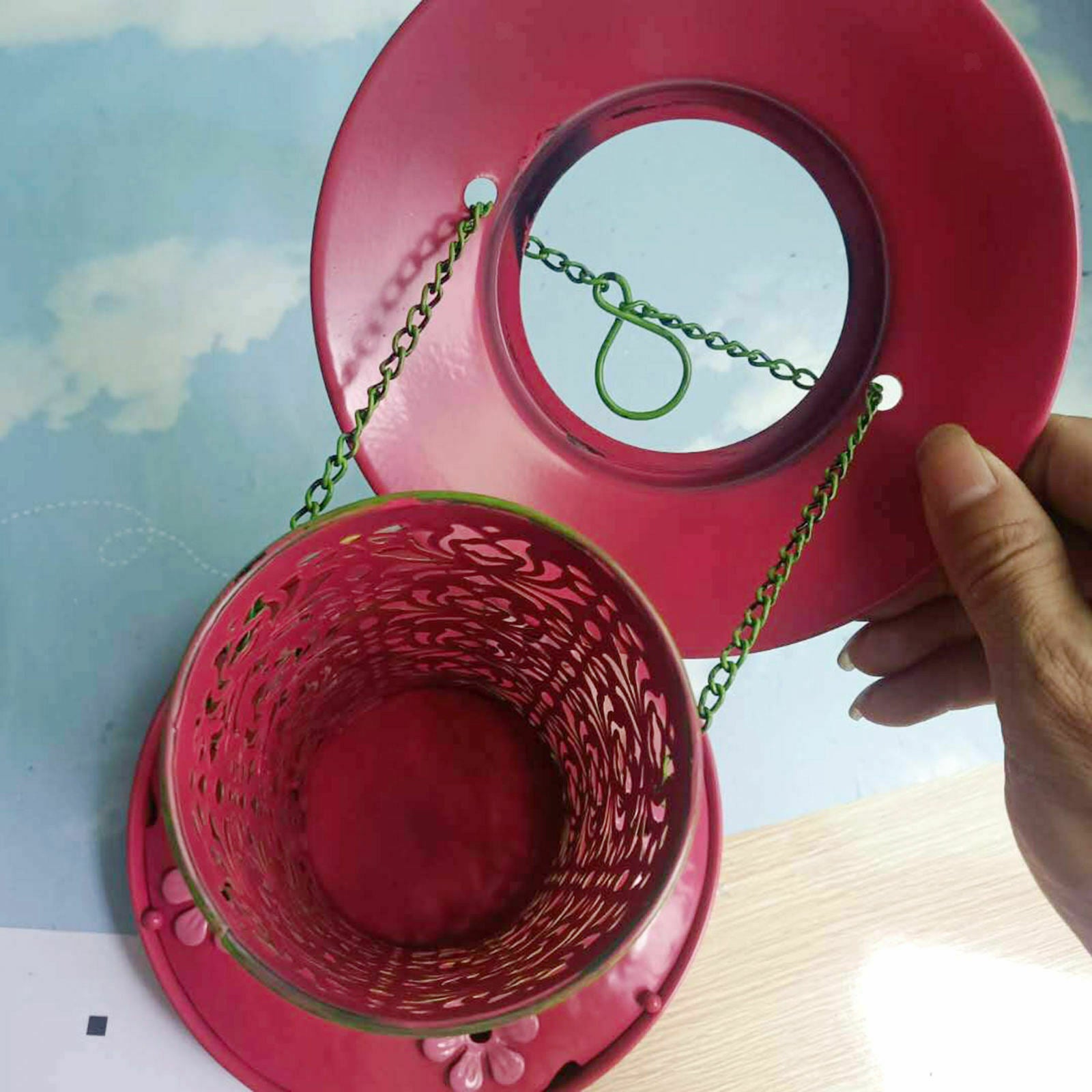 Hanging Solar Bird Feeder with Light for Garden Yard Decoration for Outdoor