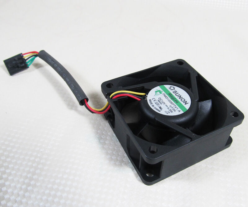 5pcs SUNON PMD1206PTV1-A 60x60x25mm 6025 DC Fan 12V 4.3W 5pin Connector 3 wires
