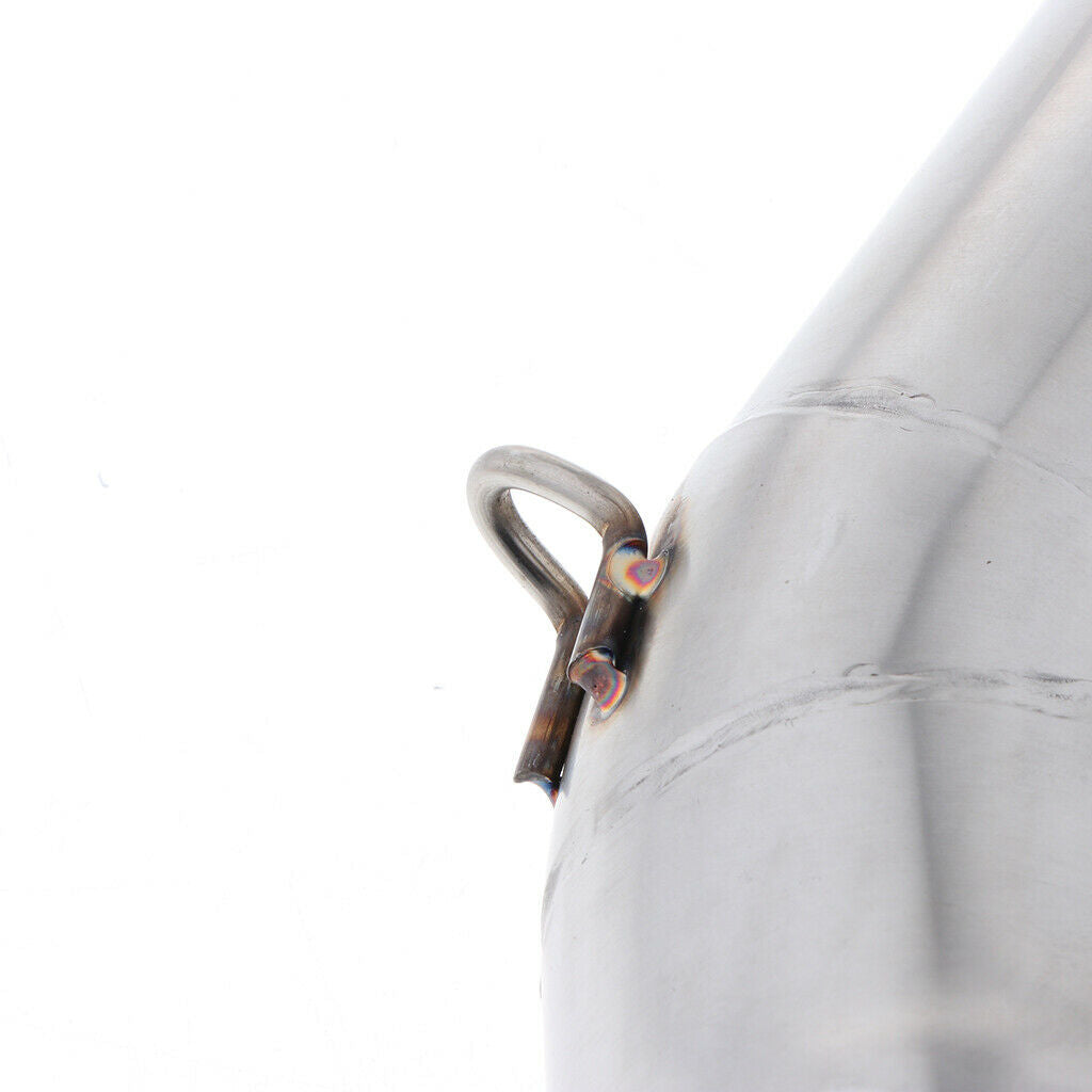 Exhaust Link Pipes Adapter Stainless Steel For Kawasaki ZX6R 636 09-17