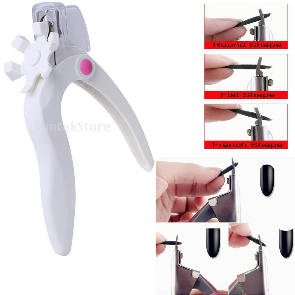 Nail Art Nail Edge Clipper Cutter Acrylic Gel False Tips Frence U shape Trimmer