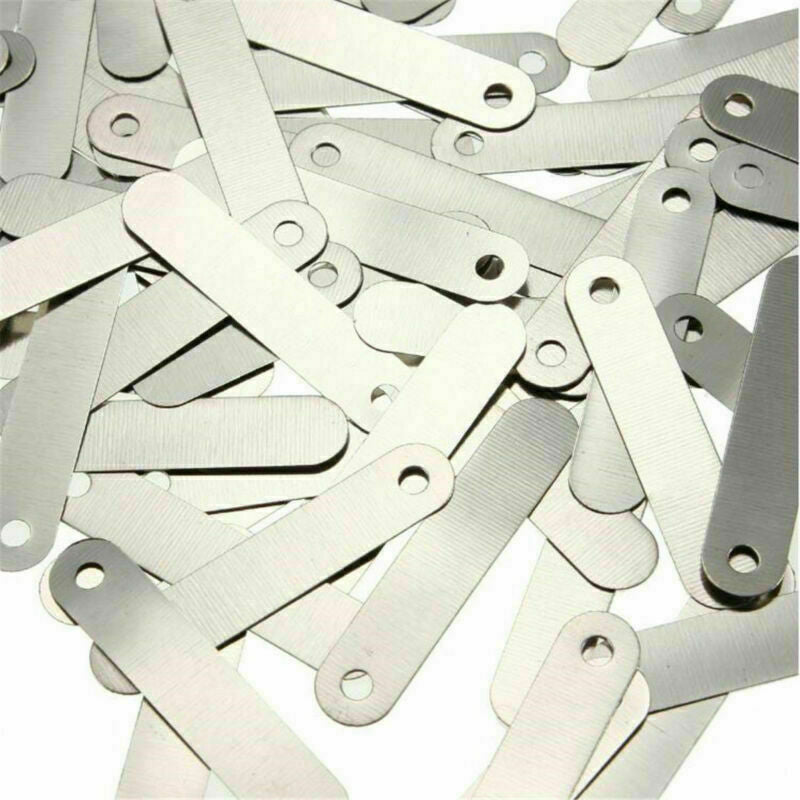100pcs Set 2.5*0.5cm Solder Tab for Sub C 14500 Rechargeable Battery Cell
