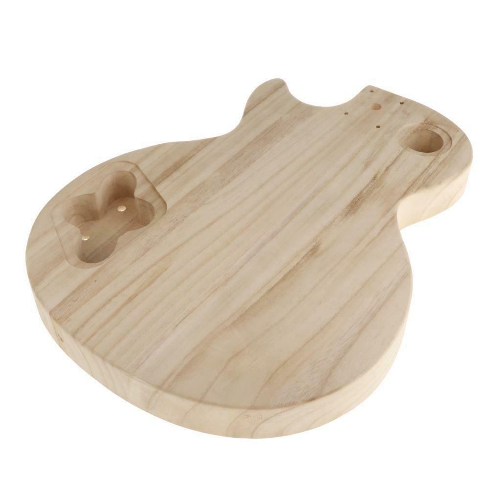 DIY electric guitar body Polished wood electric guitar barrel for ST guitar