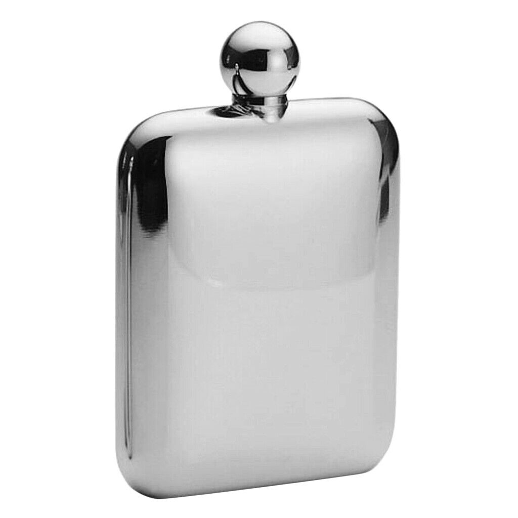 6 Oz Portable Hip Flask Alcohol Flagon Drink Bottle W/ Funnel Travel Fishing