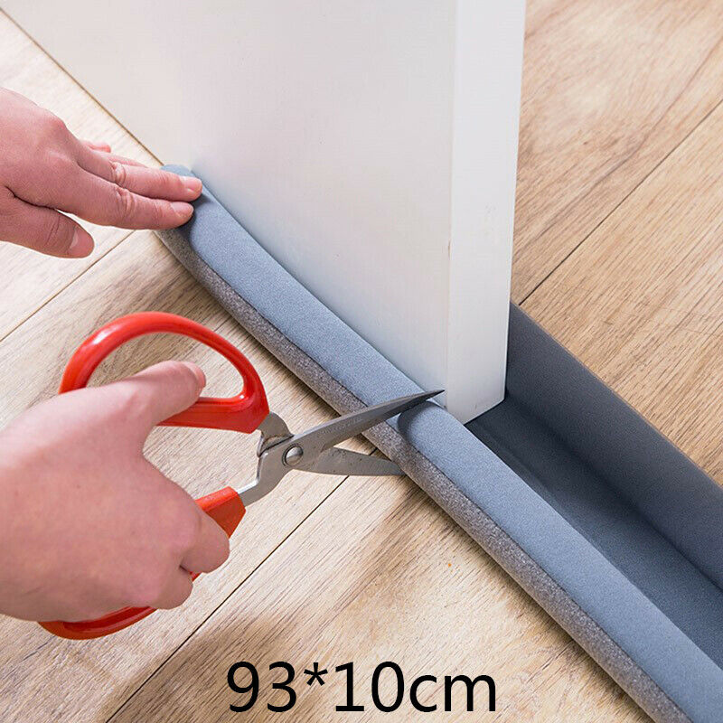 Door bottom sealing strip sound reduction under door draft window weather stBDA