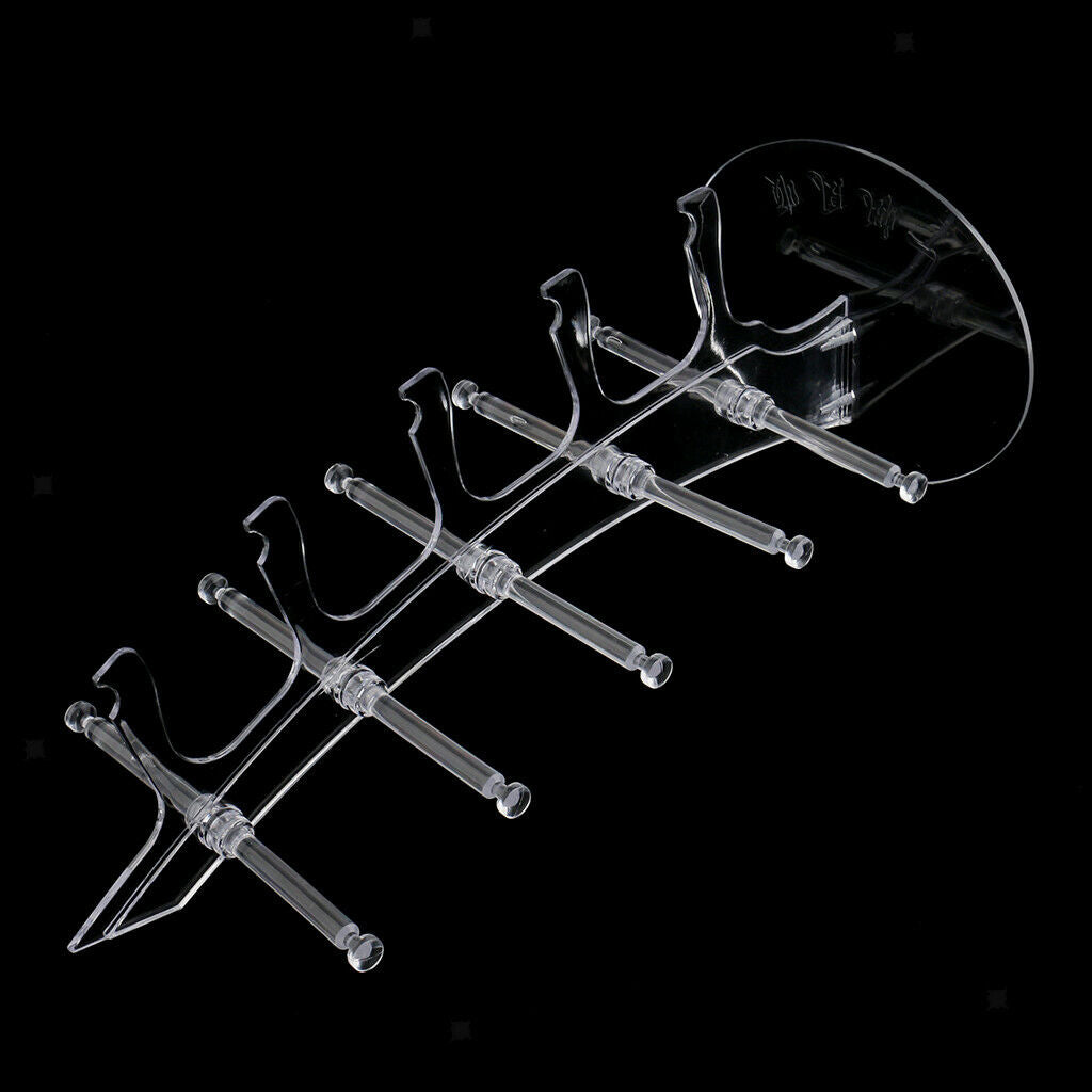 2 Pieces 5 Pair Eyewear Eyeglass Rack Tabletop Display Stand Holder 5 Layer