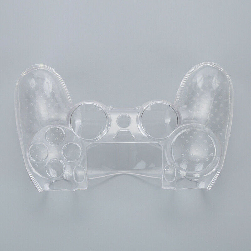 Transparent Hard PC Protector Clear Cover Skin Case for PS4 Controller Vx.l8