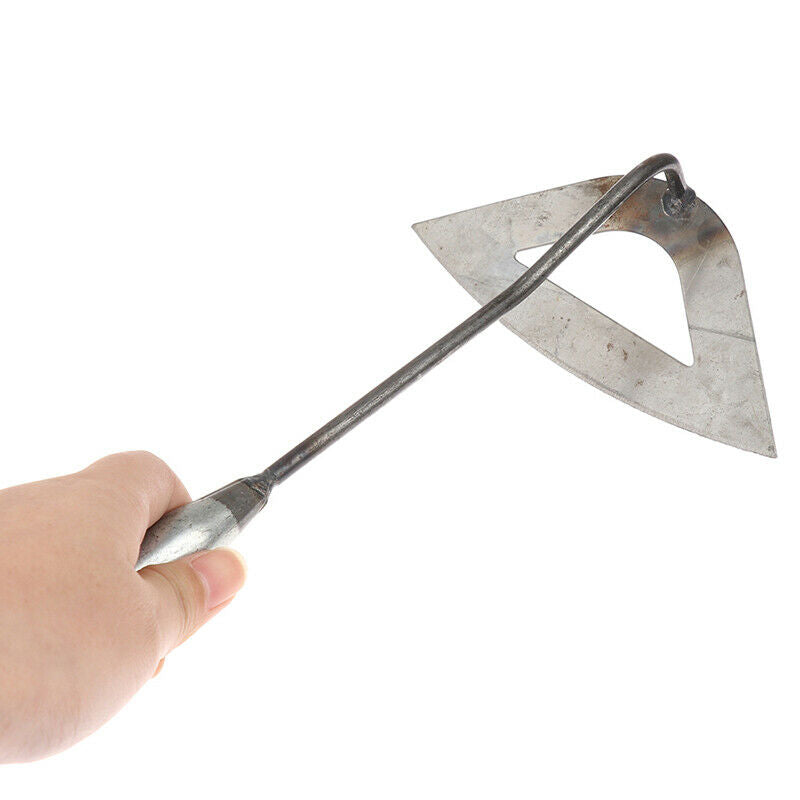 1pc All-steel Hardened Hollow Hoe Handheld Weeding Rake Garden Weeding T JYDFAU